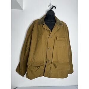 Duxbak Vintage Canvas Hunting Shooting Chore Barn Jacket Size Large
